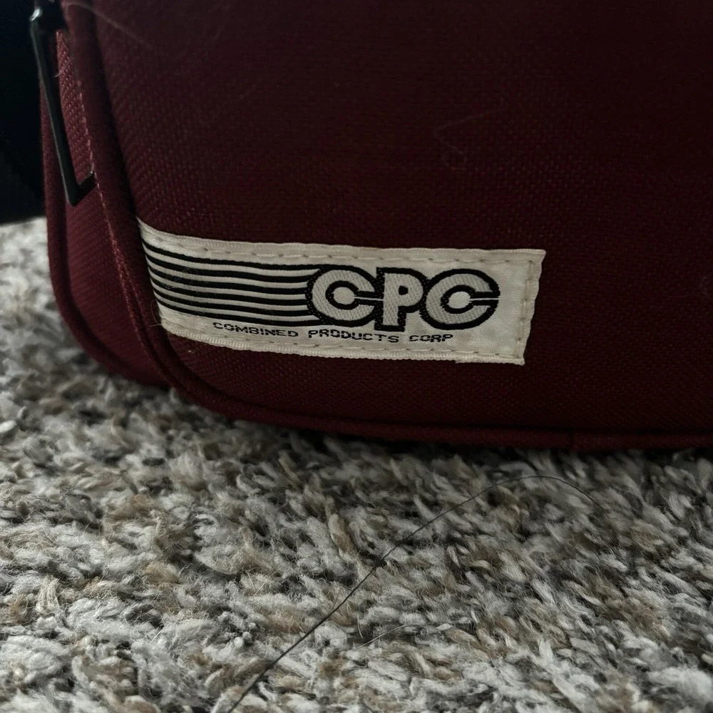 Vtg Combined Products Corp‎ CPC Padded Camera Case Carry Bag Red 10